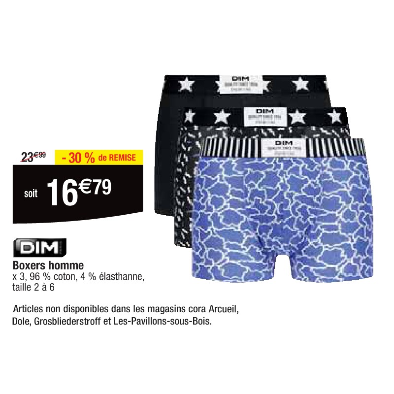 Boxers homme