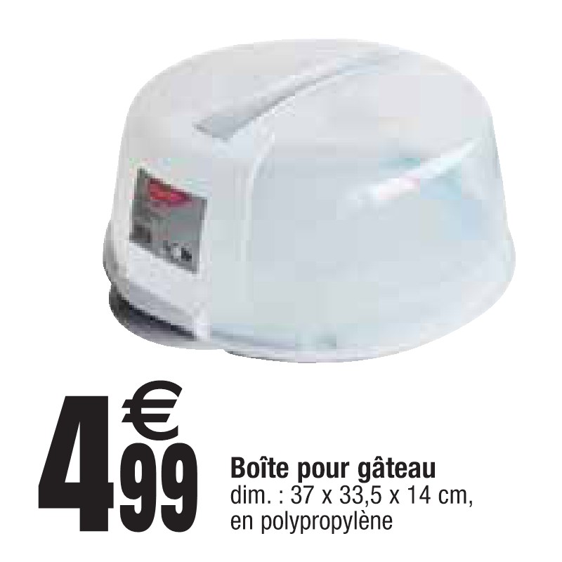 Boîte pour gâteau