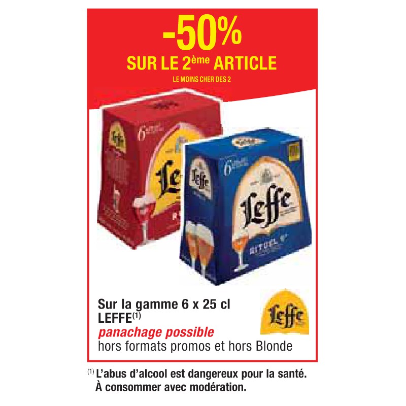 Gamme 6 x 25 cl LEFFE