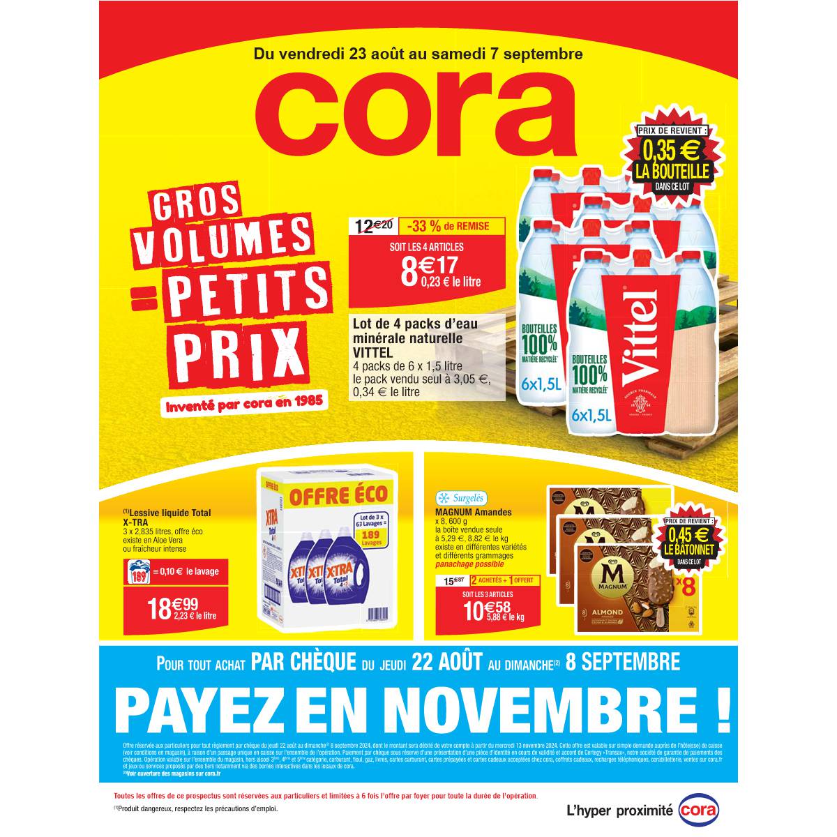Gros volumes = petits prix