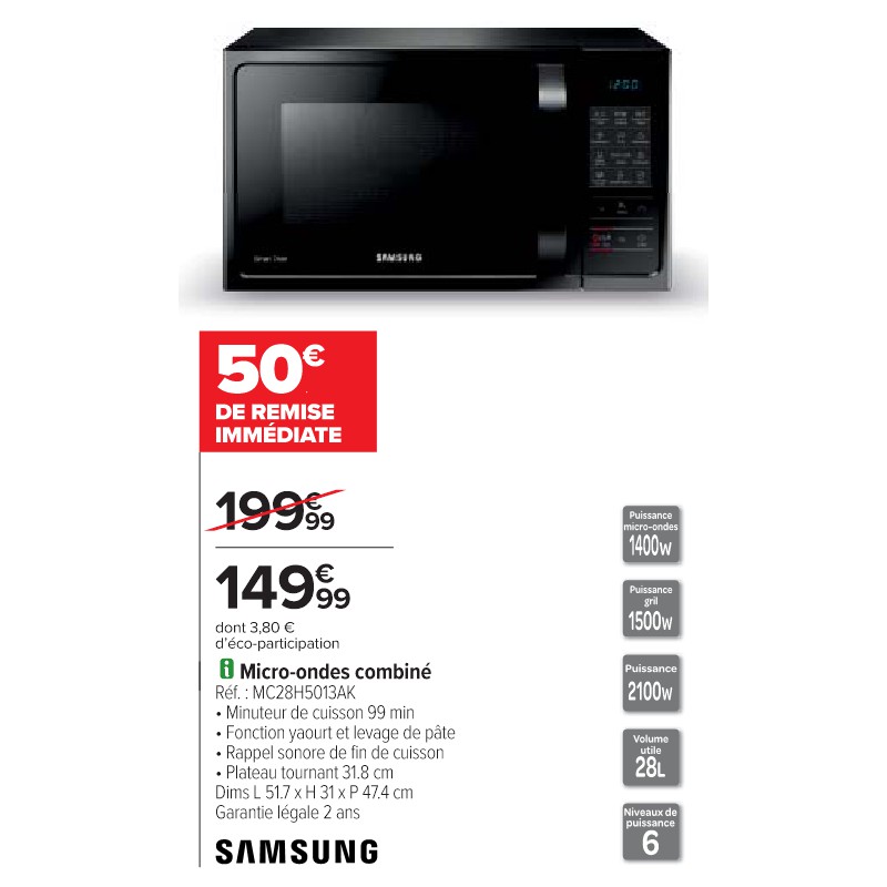 Micro-ondes combiné SAMSUNG