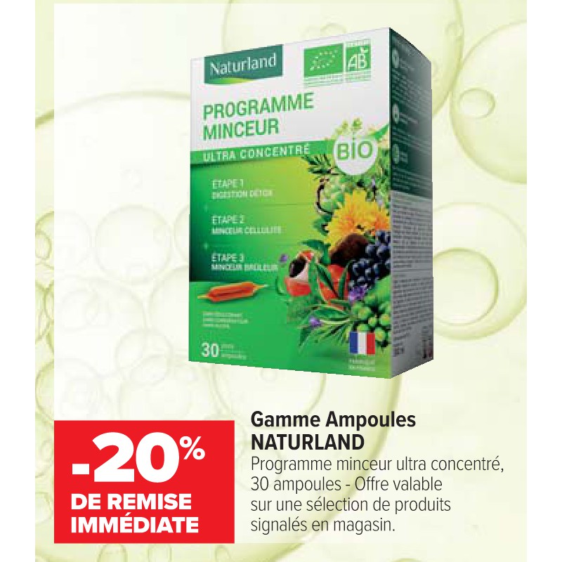 Gamme Ampoules NATURLAND