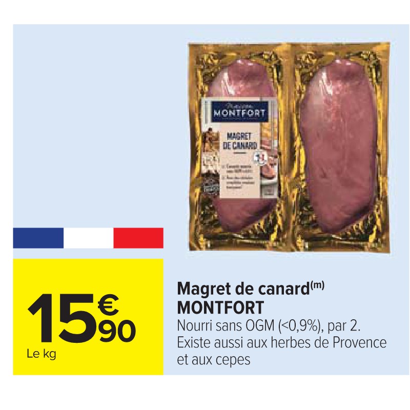 Magret de canard MONTFORT