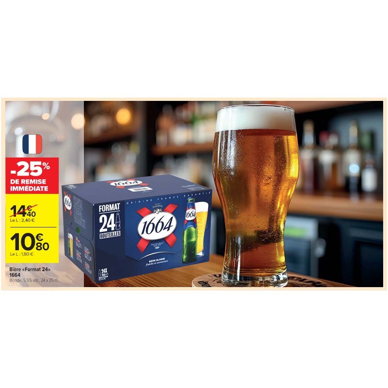 Bière ''Format 24'' 1664