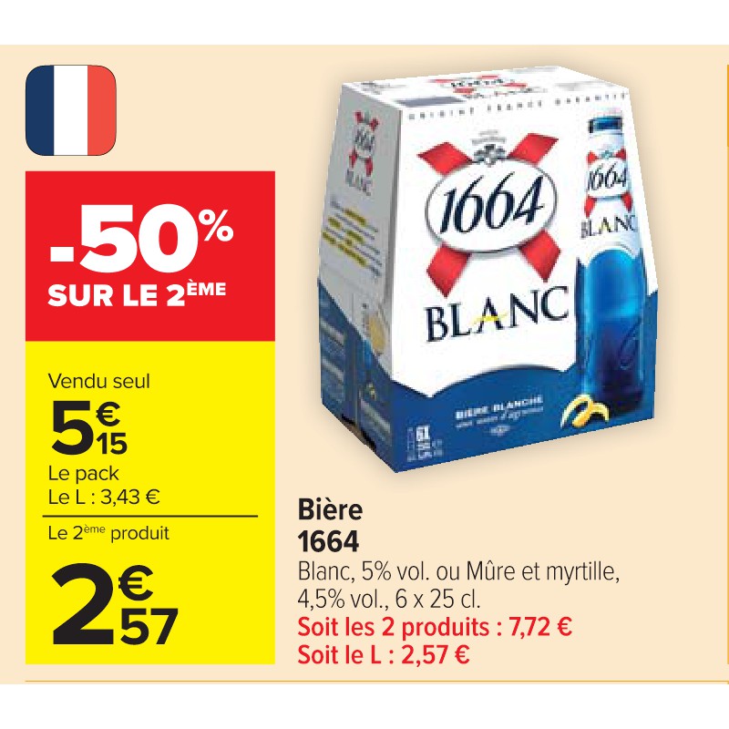 Bière 1664