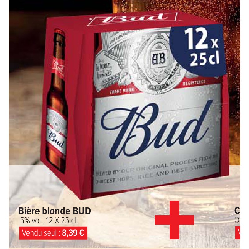 Bière blonde BUD