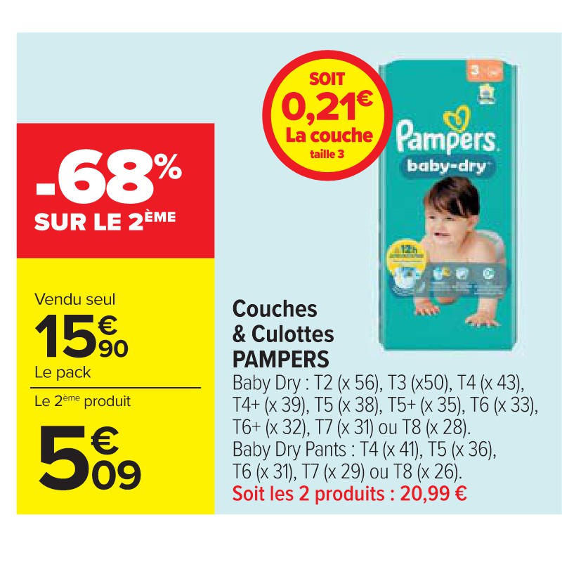 Couches & Culottes PAMPERS
