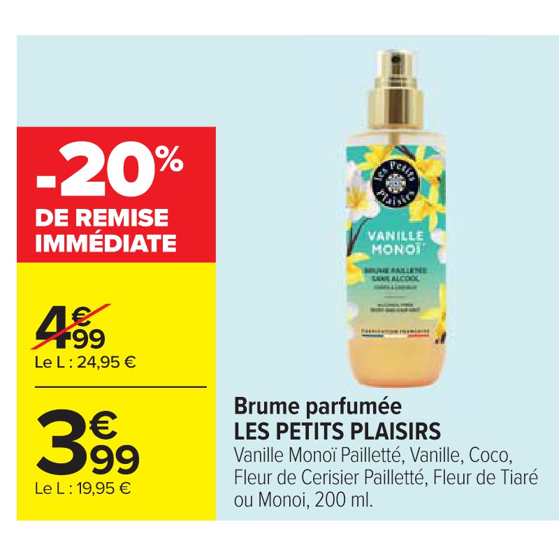 Brume parfumée LES PETITS PLAISIRS