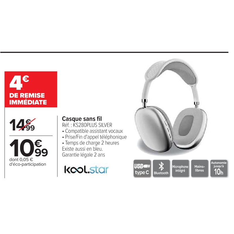 Casque sans fil KOOLSTAR