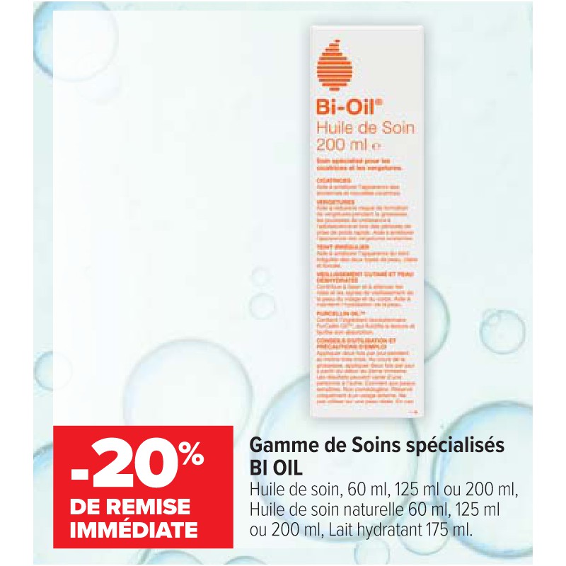 Gamme de Soins spécialisés BI OIL Cora Parapharmacie