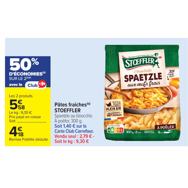 Pâtes fraiches STOEFFLER