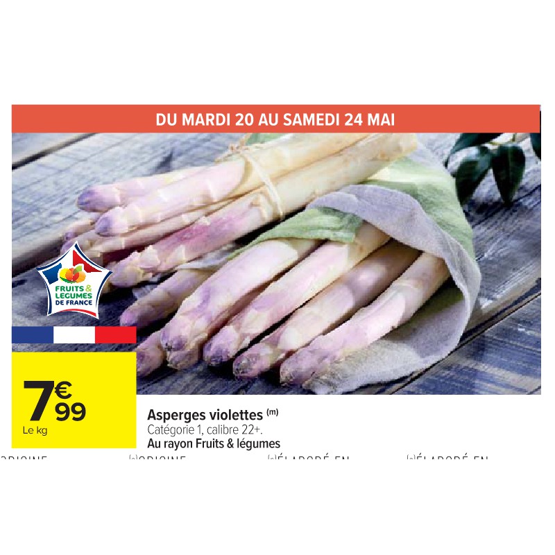 Asperges violettes