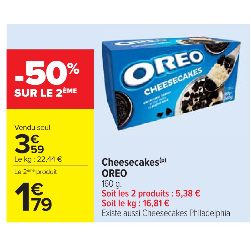 Cheesecakes OREO