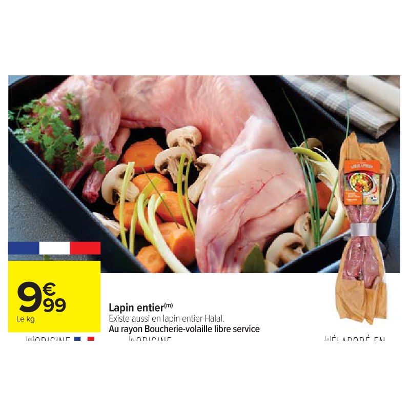 Lapin entier LOEUL ET PIRIOT