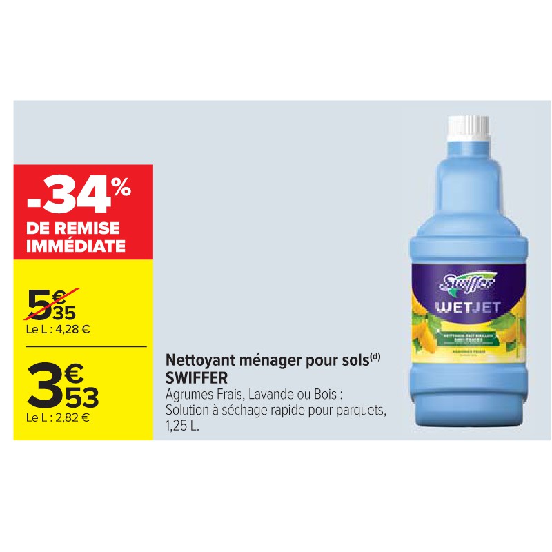 Nettoyant ménager pour sols SWIFFER