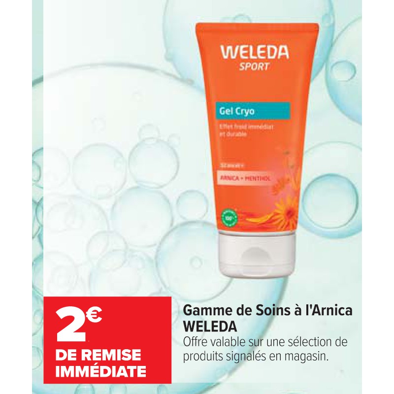 Gamme de Soins à l'Arnica WELEDA Cora Parapharmacie