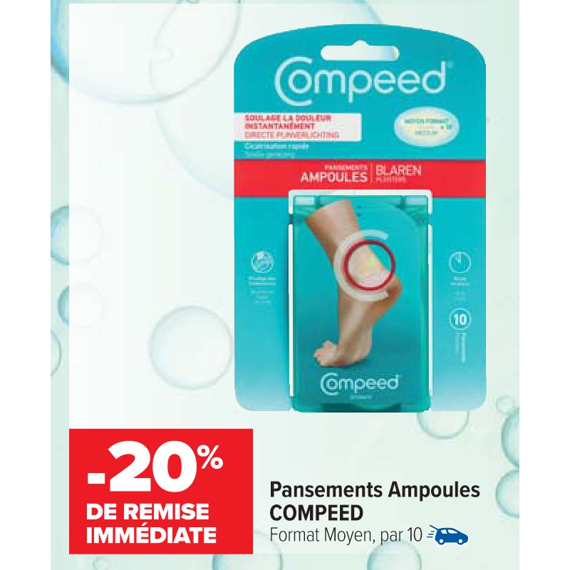 Pansements Ampoules COMPEED Cora Parapharmacie