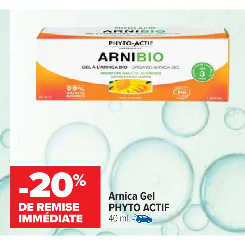 Arnica Gel PHYTO ACTIF Cora Parapharmacie