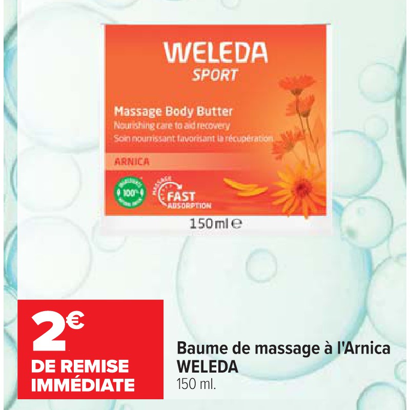 Baume de massage à l'Arnica WELEDA Cora Parapharmacie
