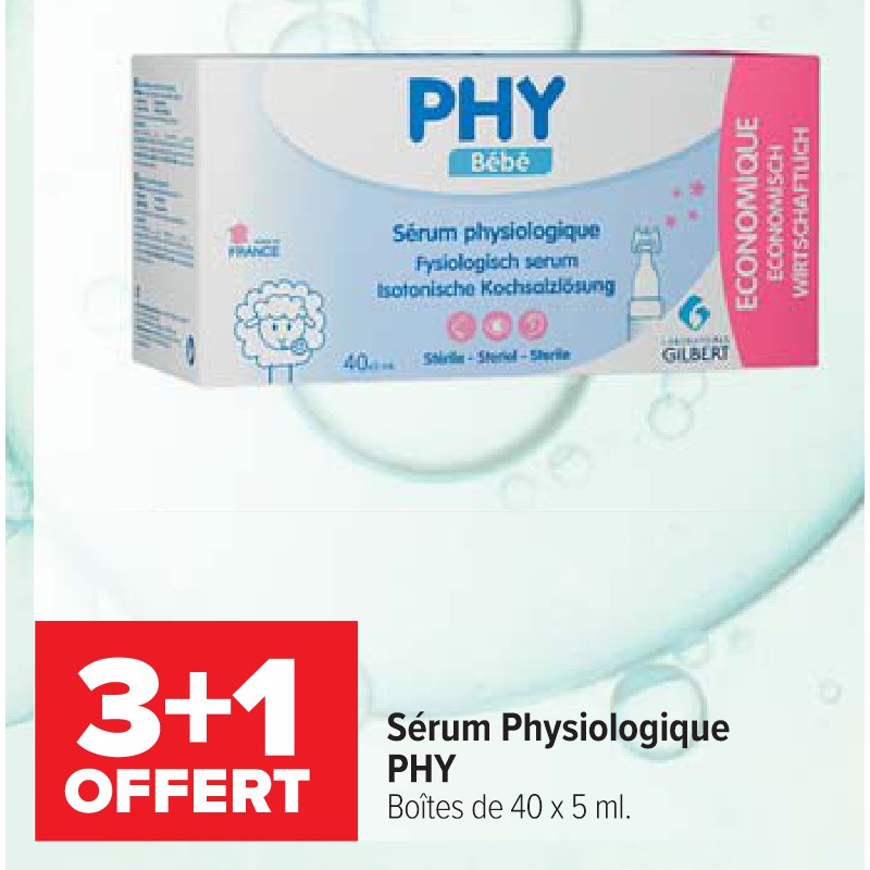Sérum Physiologique PHY Cora Parapharmacie