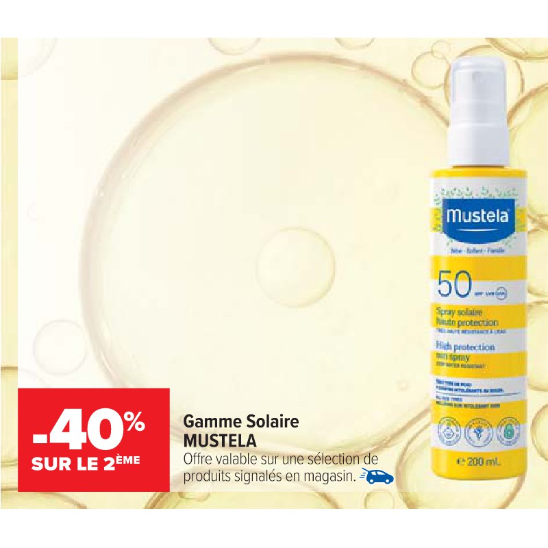 Gamme Solaire MUSTELA Cora Parapharmacie