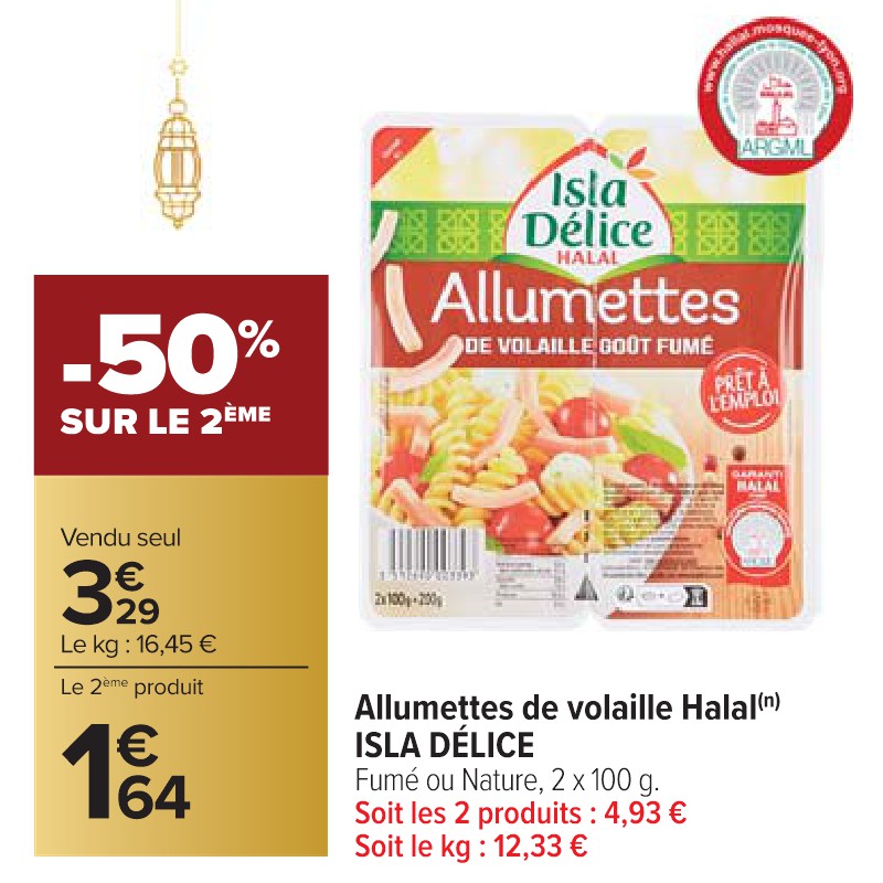 Allumettes de volaille Halal ISLA DÉLICE