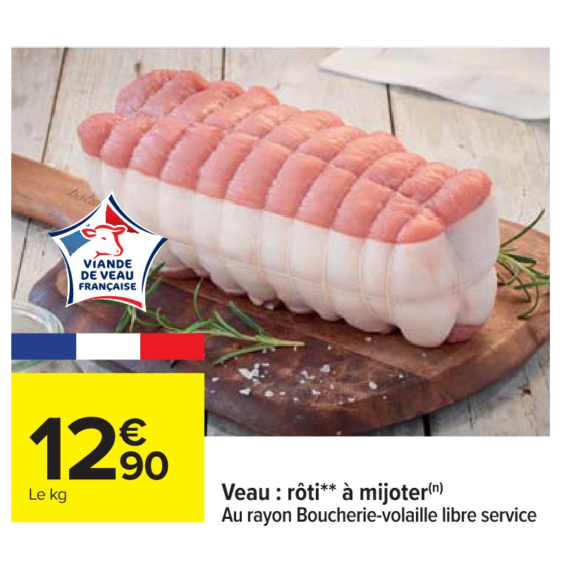 Veau : rôti à mijoter