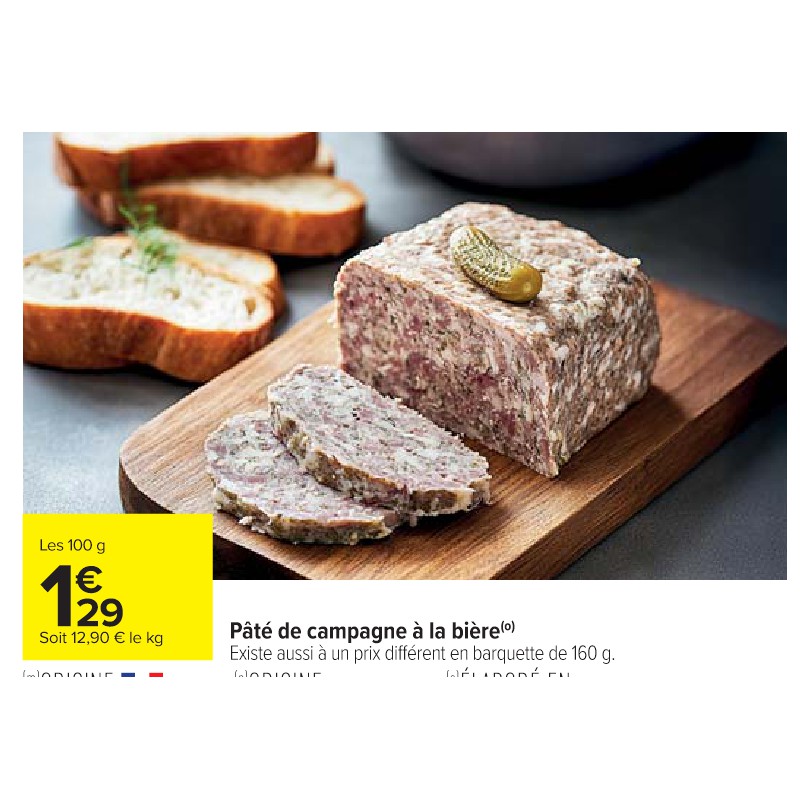 Pâté de campagne à la bière
