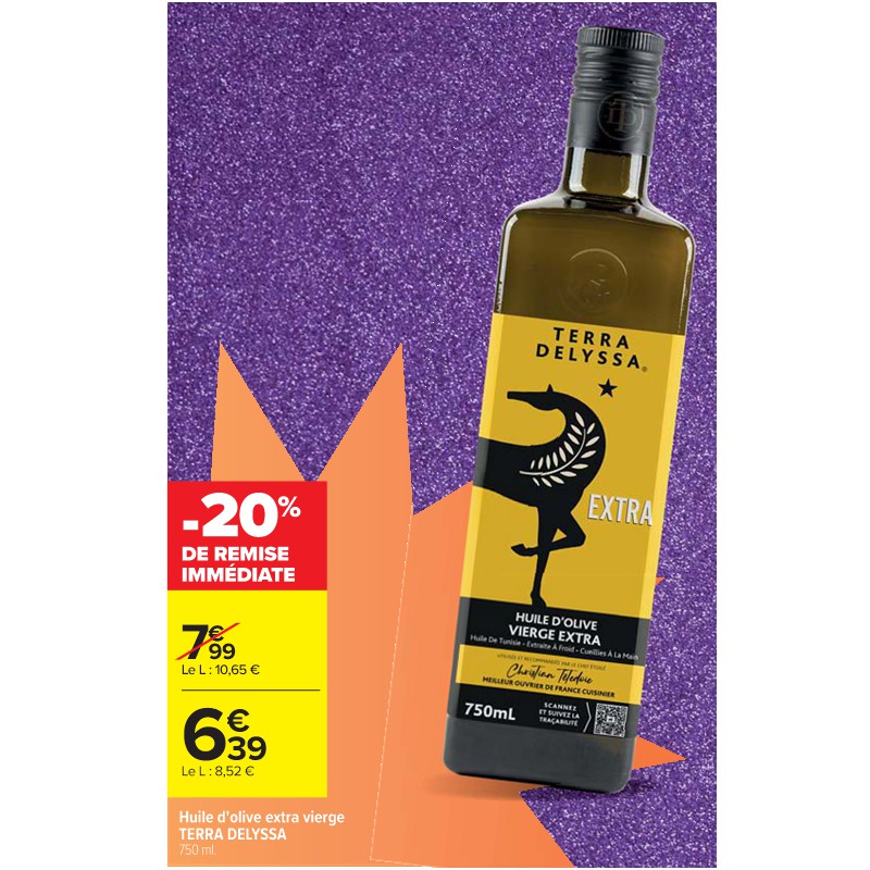 Huile d'olive extra vierge TERRA DELYSSA