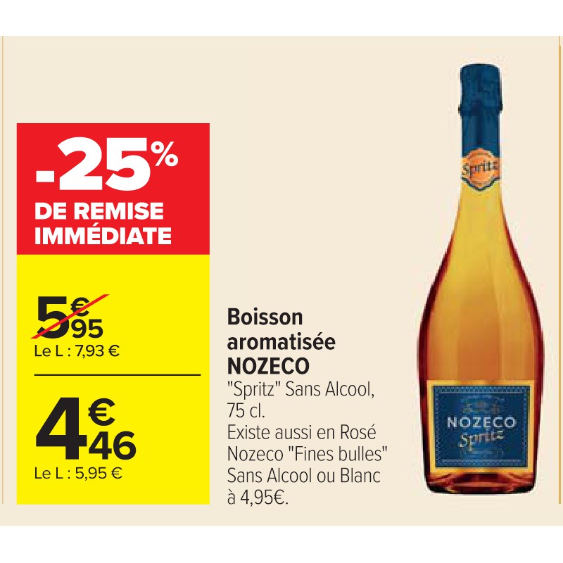 Boisson aromatisée NOZECO