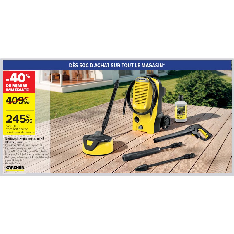 Nettoyeur Haute pression K5 Classic Home KARCHER