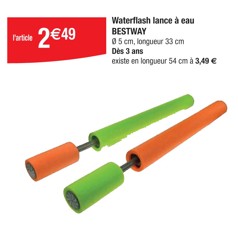 Waterflash lance à eau BESTWAY