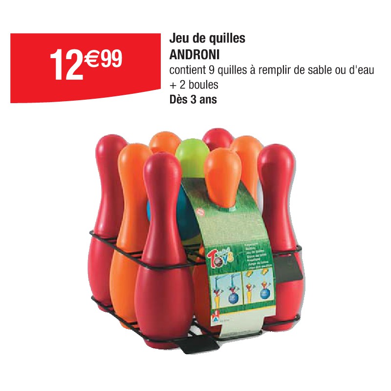 Jeu de quilles ANDRONI