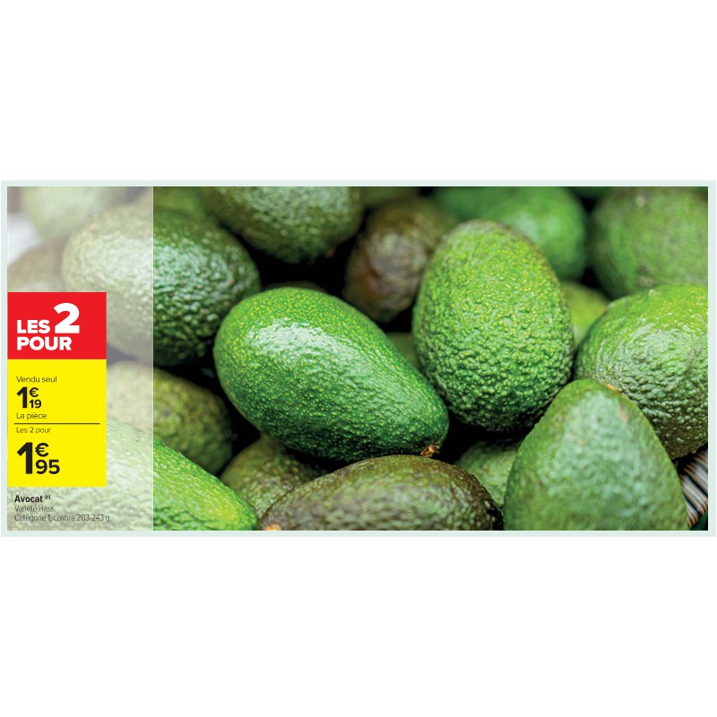 Avocat Cora Petit-déjeuner