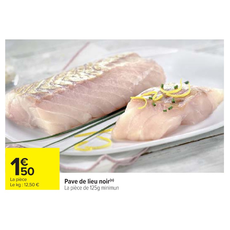 Pave de lieu noir Cora Petit-déjeuner