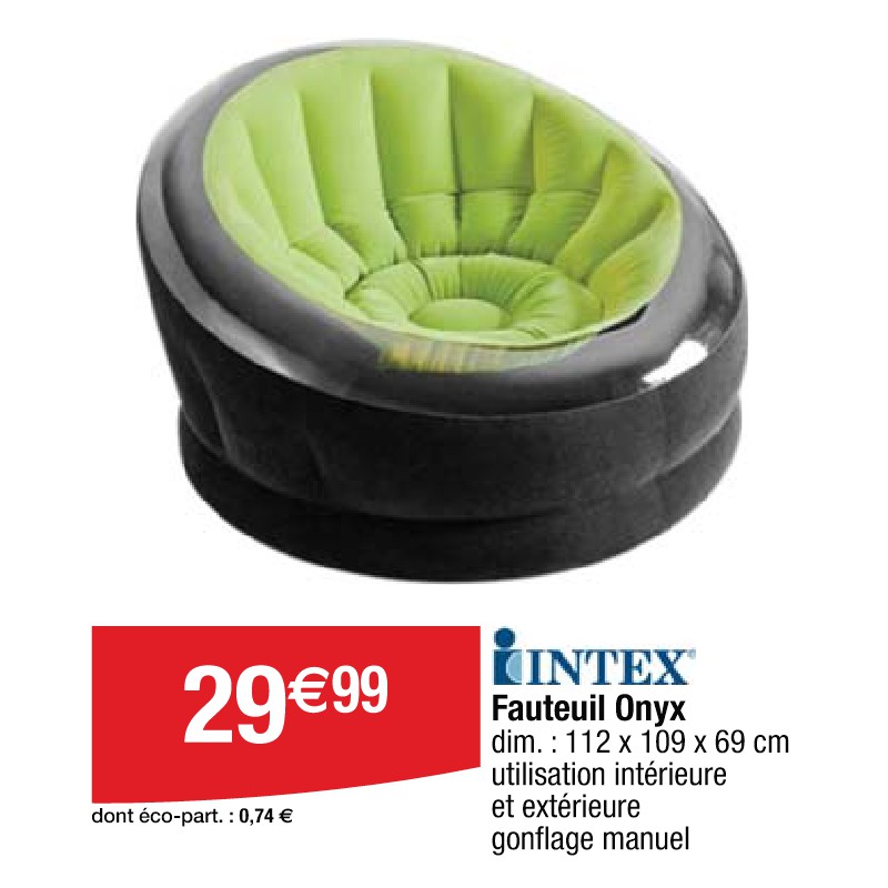 Fauteuil Onyx Cora Bon plan