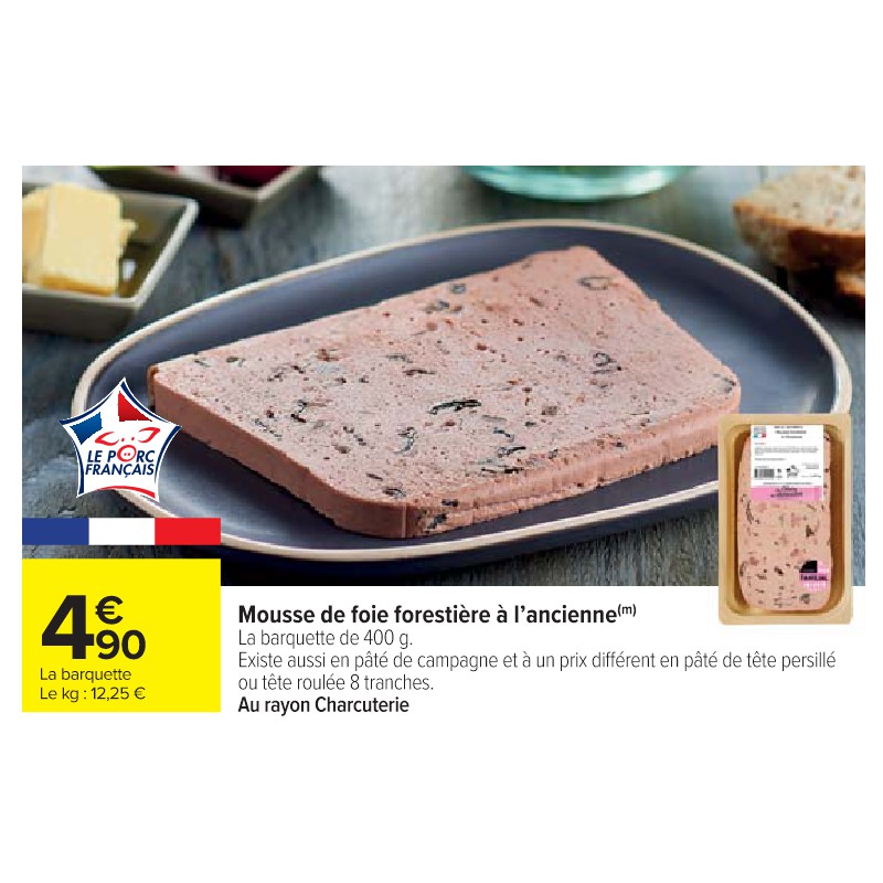 Mousse de foie forestière à l’ancienne