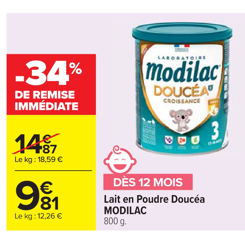 Lait en Poudre Doucéa MODILAC