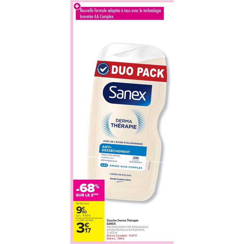 Douche Derma Thérapie SANEX