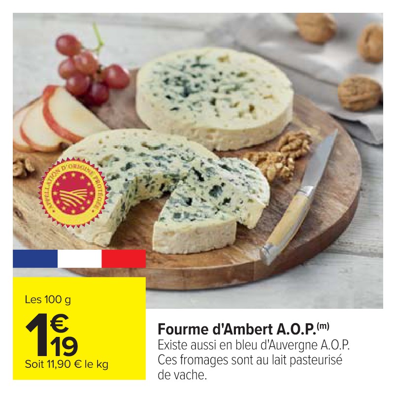 Fourme d'Ambert A.O.P. DISCHAMP