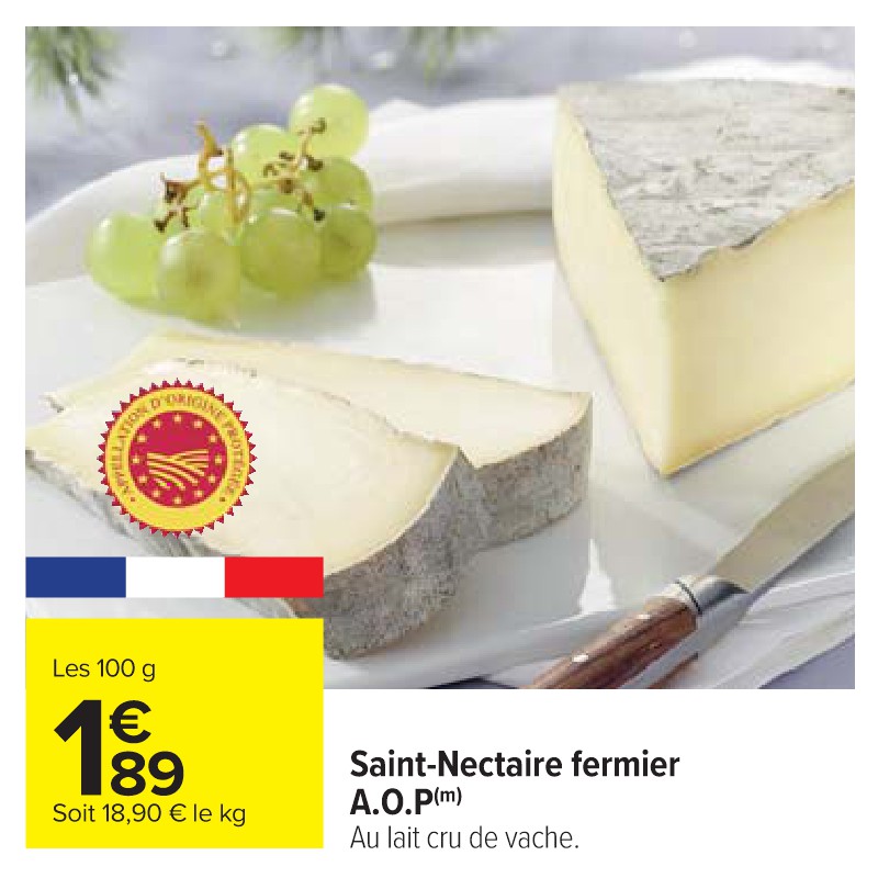 Saint-Nectaire fermier A.O.P DISCHAMP Cora Apéro