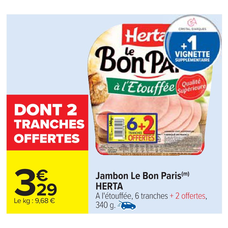 Jambon Le Bon Paris HERTA