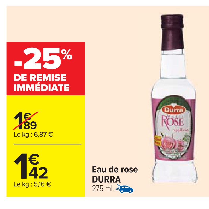 Eau de rose DURRA