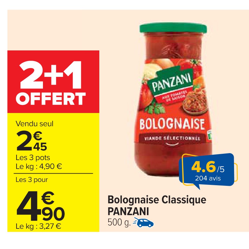 Bolognaise Classique PANZANI