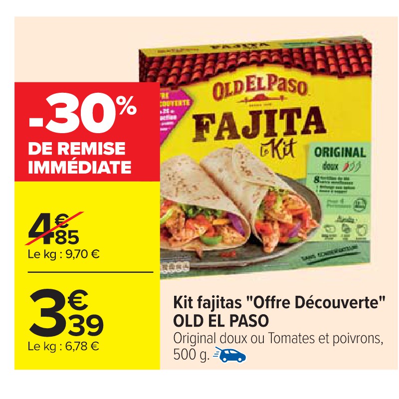 Kit fajitas ''Offre Découverte'' OLD EL PASO