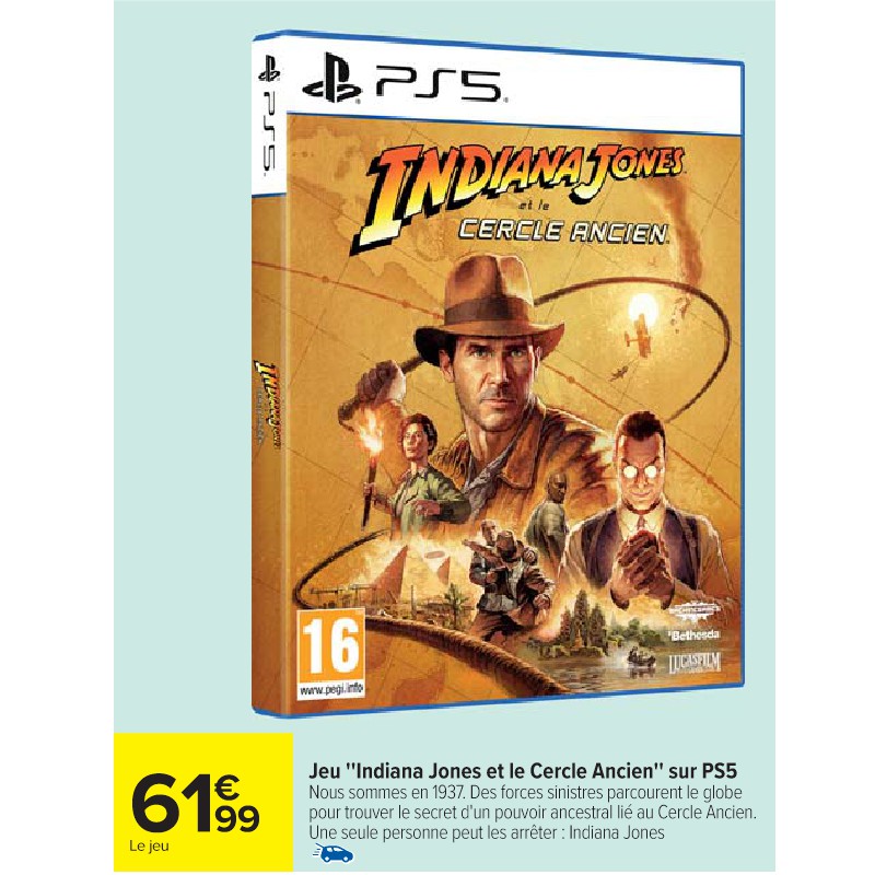 Jeu ''Indiana Jones et le Cercle Ancien'' sur PS5 PLAION Cora Apéro