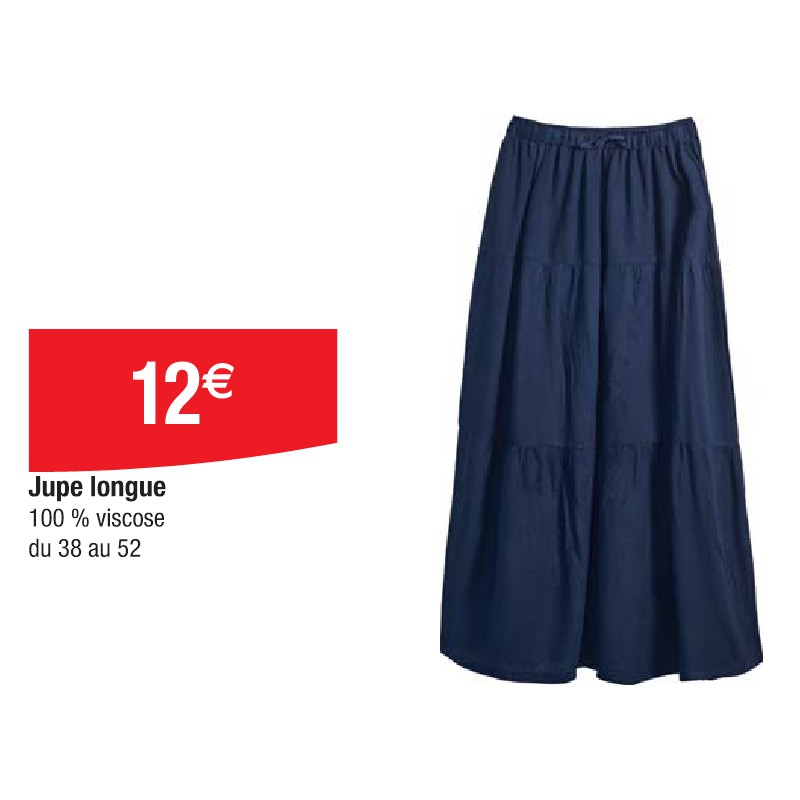 Jupe longue Cora La rentrée à petit prix