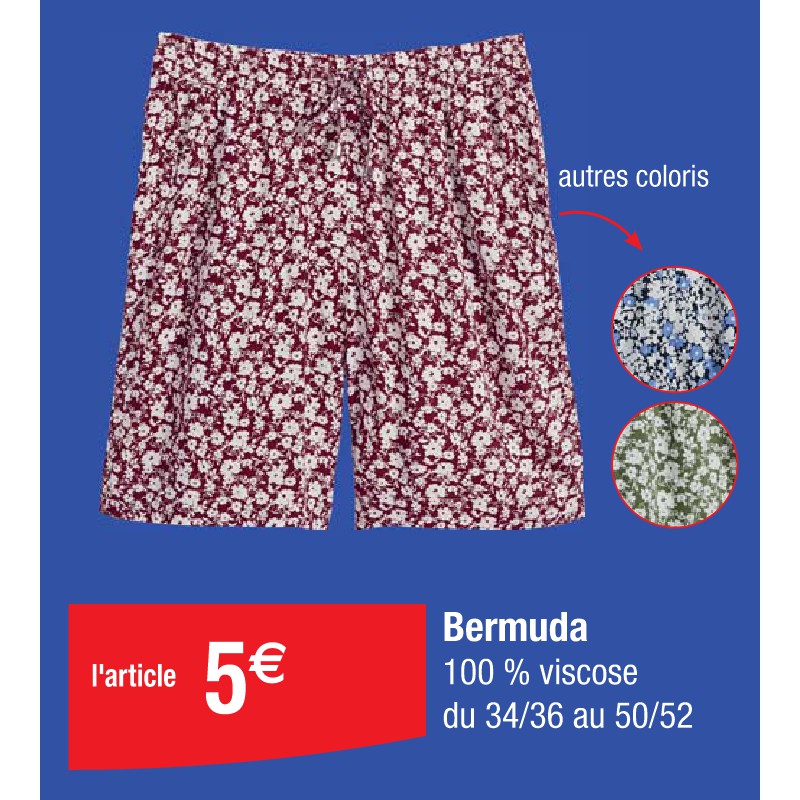 Bermuda Cora La rentrée à petit prix
