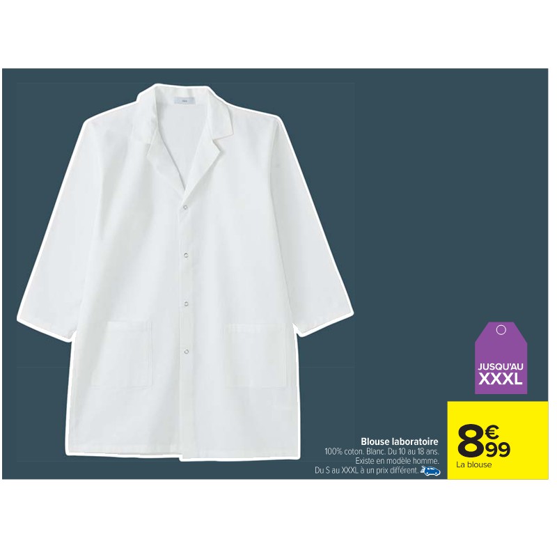 Blouse laboratoire Cora La rentrée à petit prix
