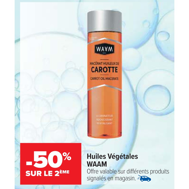 Huiles Végétales WAAM Cora Parapharmacie